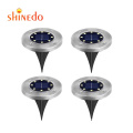 Waterproof Solar Power Landscape lamp, 8 LED Solar Disk Floor Ground Lights